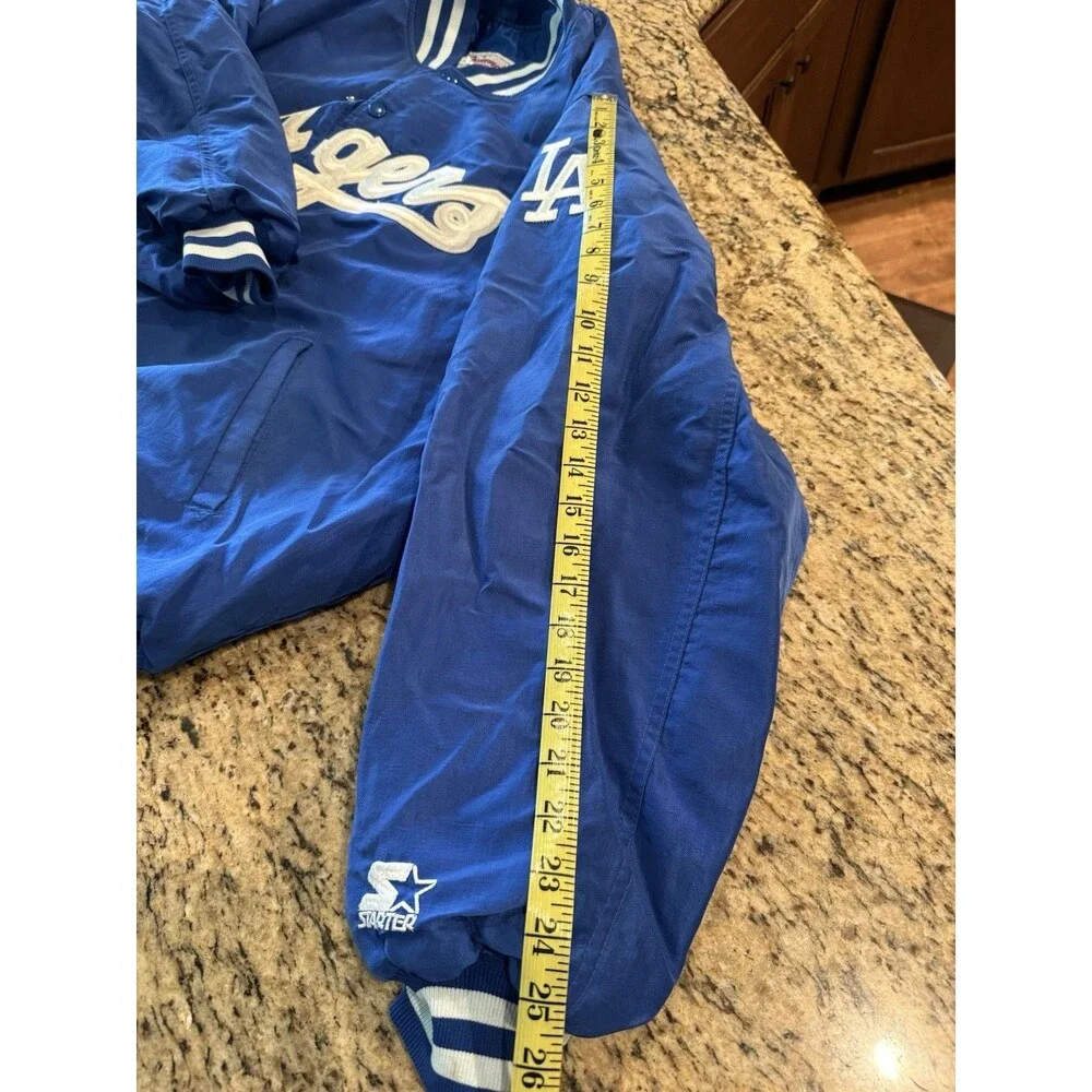 Vintage Starter Los Angeles Dodgers Diamond Collection Bomber Jacket Sz 2XL USA